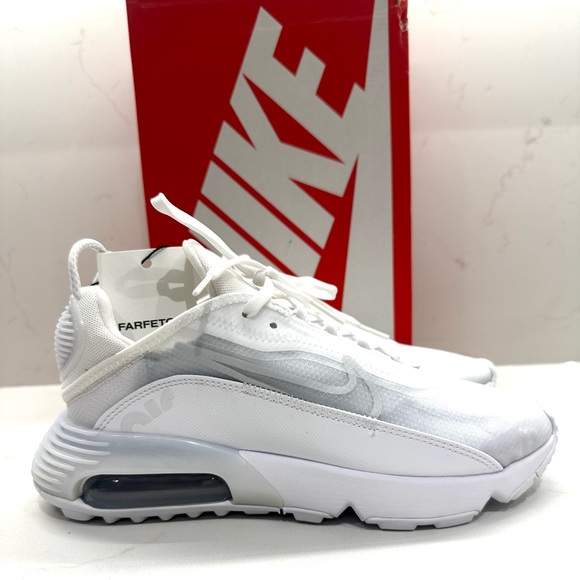 SOLD - Nike Air Max 2090 "Triple White" Sneakers - Picture 8 of 10